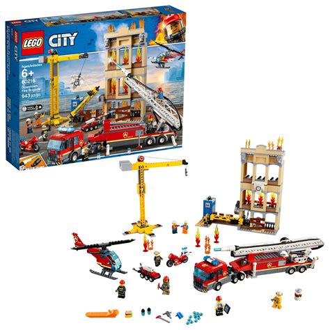 Lego City Downtown Fire Brigade 60216 Building Kit Walmart Canada