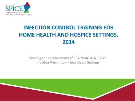Infection Control Training For Home Health And Hospice