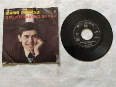 Gianni Morandi 7 Knee From You 45 Rpm Italy 1964 Rca Pm45 3263 Exnm