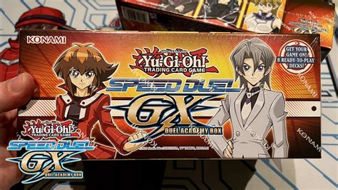 Early Opening Speed Duel Gx Duel Academy Box Youtube