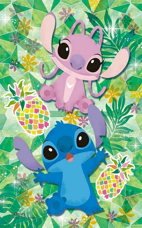 Lilo Stitch And Pineaple Wallpaper