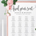 Rustic Wedding Seating Chart Template – SunshineWeddingParty™
