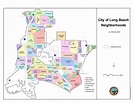Neighborhoods Of Long Beach, California - Wikipedia - Printable Map Of ...