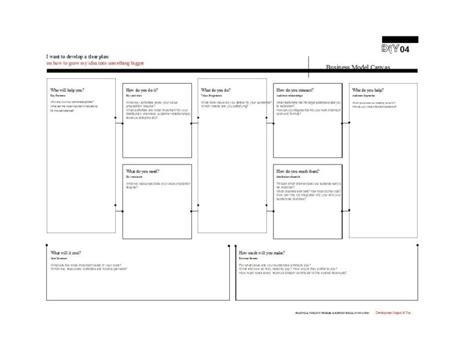 50 Amazing Business Model Canvas Templates Templatelab Images