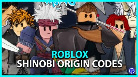 Коды Roblox Shinobi Origin — Игровой друид