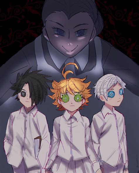 Oc Drew This Messy And Rushed Drawing In Preparation For The Promised Neverland Crossover