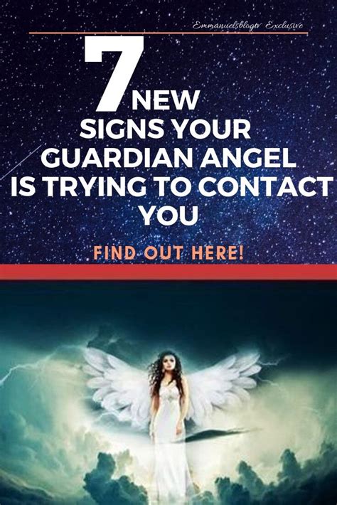 7 Signs Your Guardian Angel Is Trying To Contact You Your Guardian Angel Guardian Angel Angel