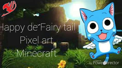 Happy De Fairy Tail Pixel Art Minecraft Youtube