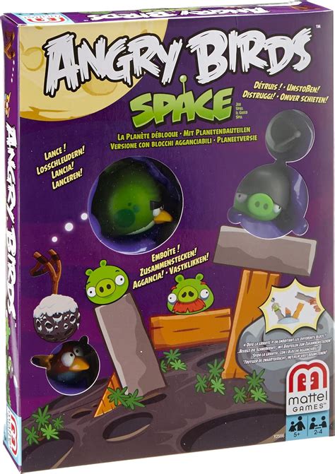 Mattel Y2556 Angry Birds Space için 2 kolay uygulama beceri oyunu