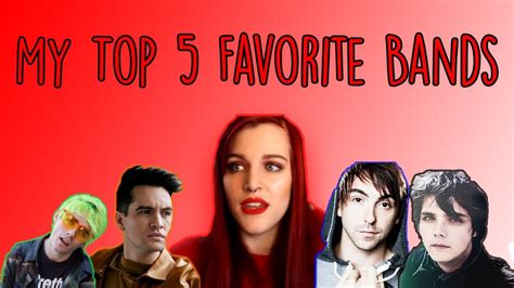 My Top 5 Favorite Bands Youtube