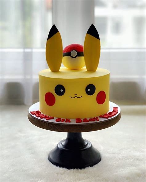 35 Brilliant Cakes Photos For Cute Pikachu Of Pokemon In 2020