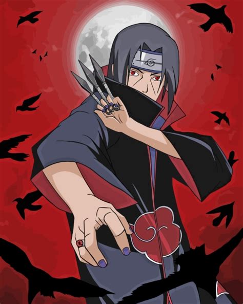 Naruto Itachi Paint By Number Numeral Paint