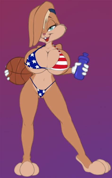 rule 34 1girls american flag american flag bikini anthro barefoot barely contained basketball
