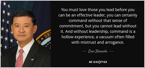 Top 10 Quotes By Eric Shinseki A Z Quotes