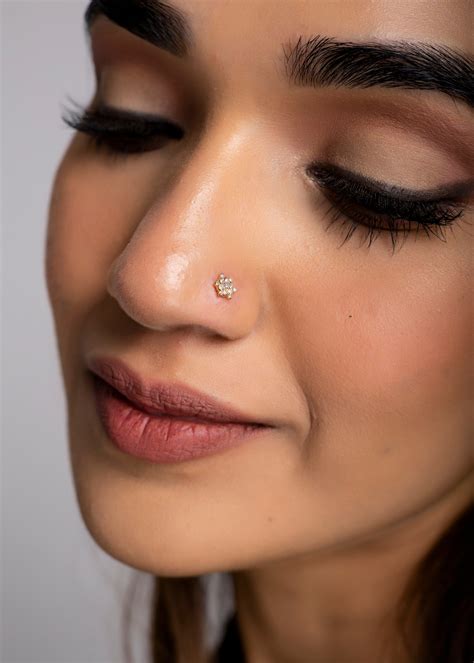 Buy Nose Stud K Gold Diamond Online In India Etsy India