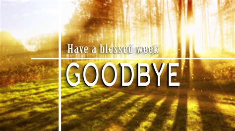 Goodbye Seamless Title Churches Worship Stock Footage SBV-305426827