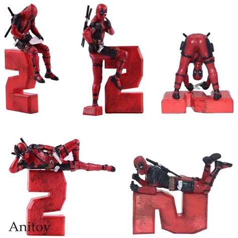 Deadpool 2 Figure Funny Modeling Pvc Action Figures Marvel Toys Car