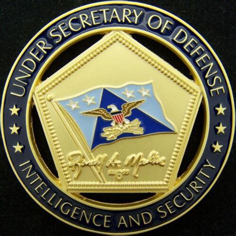 Under Secretary Of Defense Intelligence And Security Challenge Coin Ebay