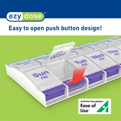 Learn More About Ezy Dose Push Button Series Pill Reminders