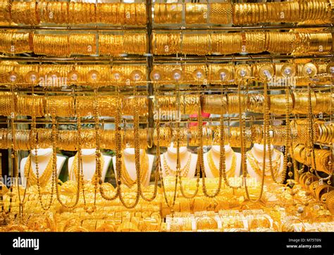 A Shot From Gold Souk Dubai Famous Gold Market Stock Photo Alamy