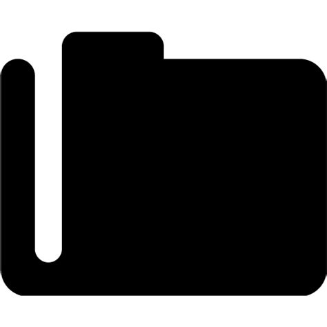 Black Folder 6 Icon Free Black Folder Icons