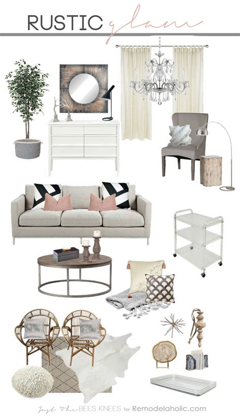 Remodelaholic Decorating With Style ~ Rustic Glam