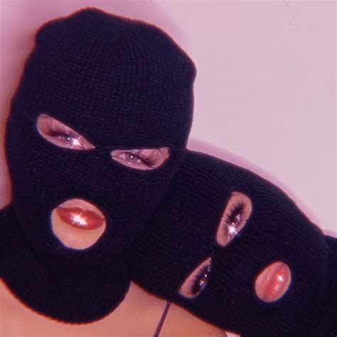 Baddie Masks Girl Gang Aesthetic Thug Girl Ski Mask