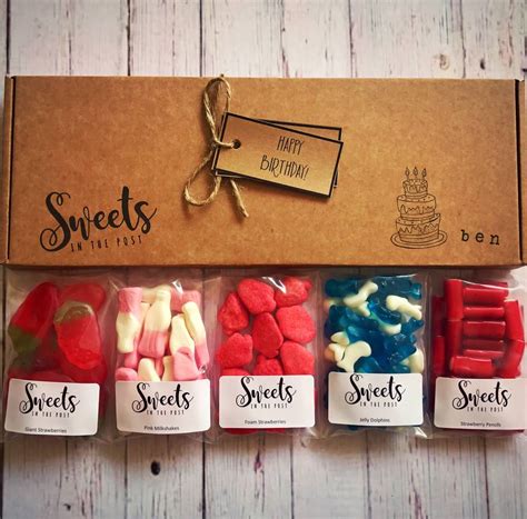Make her special day truly memorable with one of our unique gifts for her. personalised happy birthday letterbox sweets gift box by ...