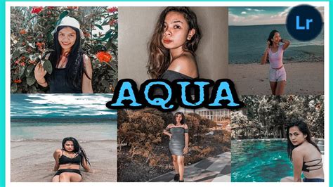 Select this preset and import it into your lightroom mobile app. AQUA PRESET |Using Lightroom App & Mobile Phone - YouTube