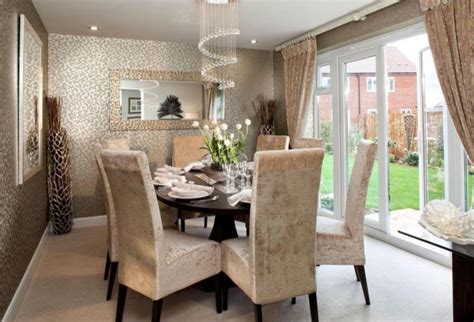 17 Fabulous Dining Room Designs With Modern Wallpaper