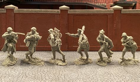 Plastic Platoon Toy Soldier Wwii German Paratroopers Battle For