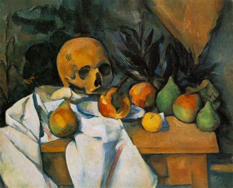 Paul Cezanne Apples And Skulls Paul Cezanne Paintings Famous Art