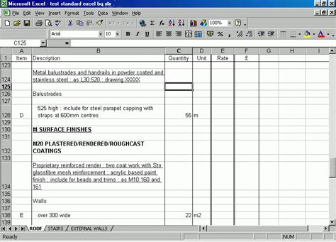 9 photos of the bill of quantities excel template. Std. Excel to CITE