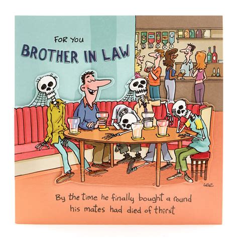 Brother In Law Birthday Cards Funny Personalised And Sentimental Cards