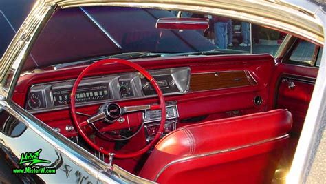 Interior And Dashboard Of A 1966 Chevrolet Caprice Coupe 1966 Chevrolet