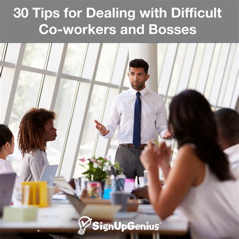 30 Tips for Dealing with Difficult Coworkers and Bosses | Dealing with anger, School resources ...