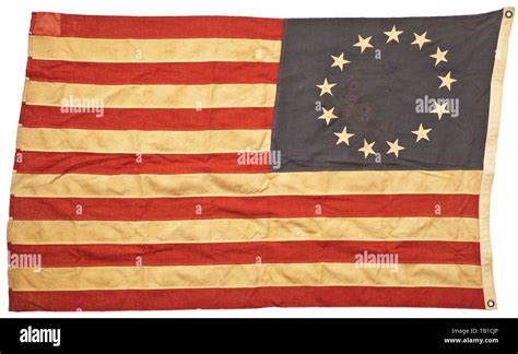 Una Primera Bandera De Los Estados Unidos Bandera Betsy Ross Del