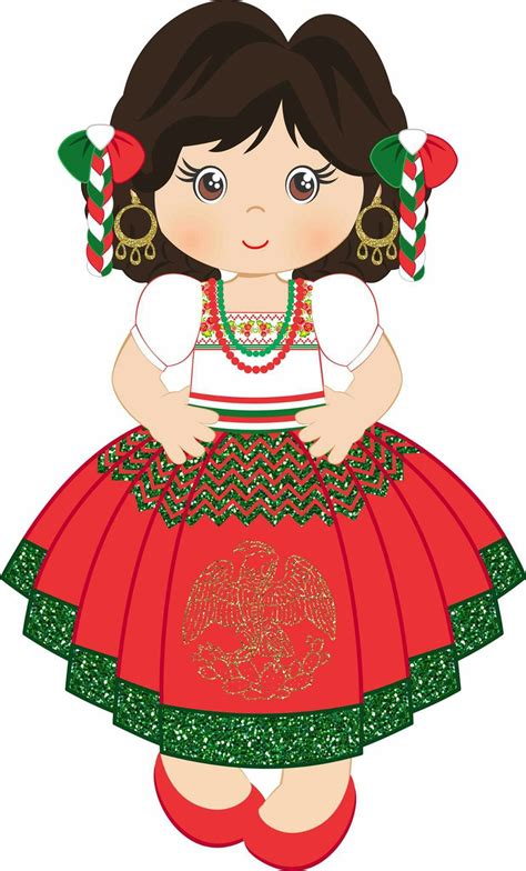 Muñeca Mexicana Dibujo