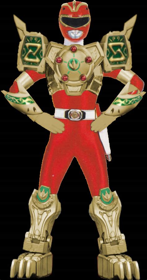 Mighty Morphin Red Ranger Dragon Shield Battlizer By Villianblackwing