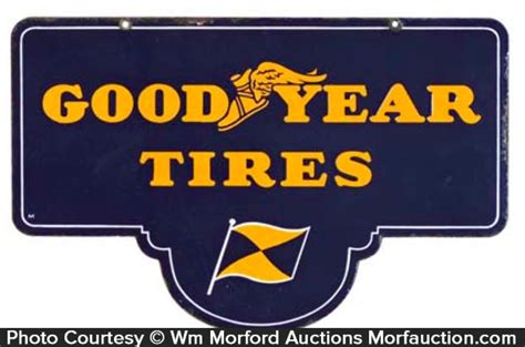 Goodyear Tires Sign • Antique Advertising
