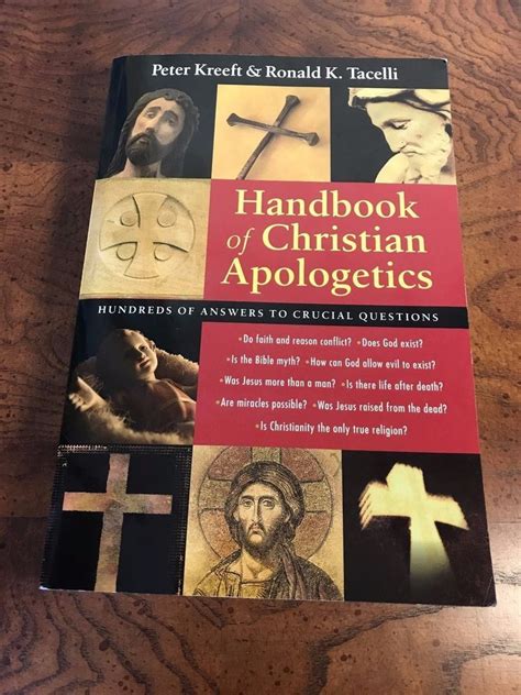 Handbook Of Christian Apologetics By Peter Kreeft And Ronald K Tacelli P Book
