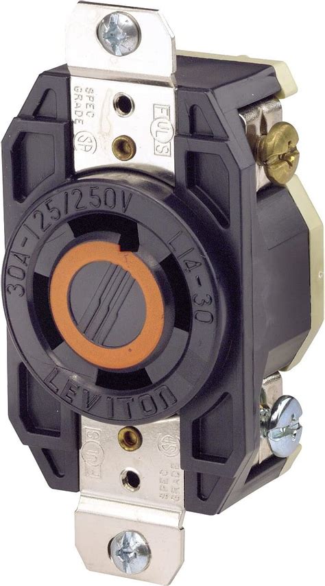 Buy Leviton 2710 30 Amp 125250 Volt Flush Mounting Locking Receptacle