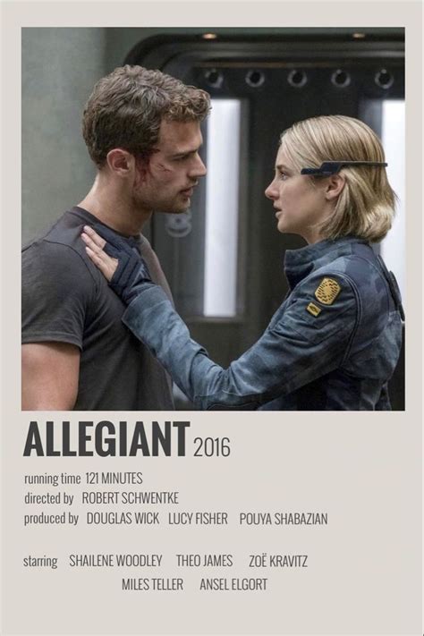 Allegiant By Megan Film Posters Minimalist Divergent Movie Poster