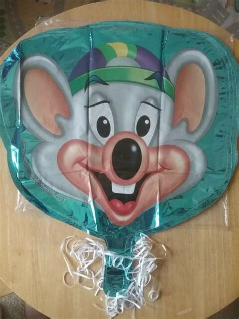 Brand New Chuck E Cheeses Large 20 Double Face Mylar Balloon W