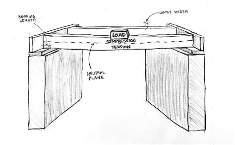 Simple Span Of Joist With A Load Inspection Gallery Internachi