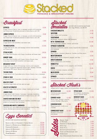 Our Menu - Picture of Stacked Pancake & Breakfast House Barrie ...