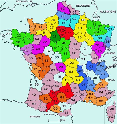 Départements Français ≡ Voyage Carte Plan