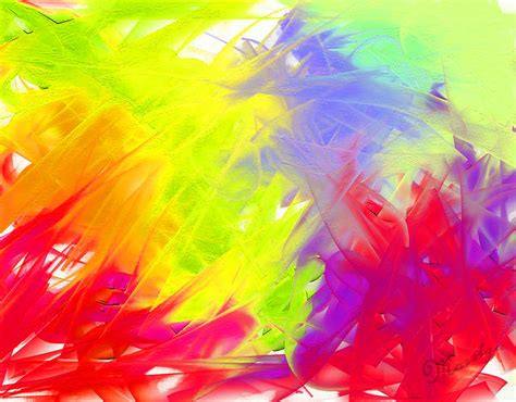 Splash Of Color Digital Art By Maritza De Leon Pixels