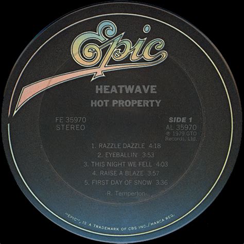Heatwave Hot Property Vinyl Album
