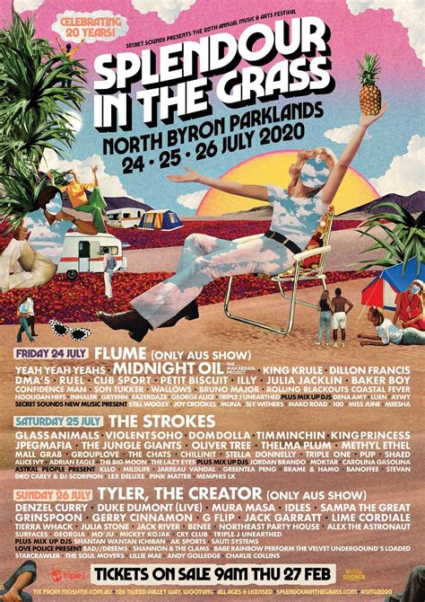 Mar 28, 2021 · north coast music festival announces 2021 lineup: Splendour in the Grass 2021 at North Byron Shire Parklands ...